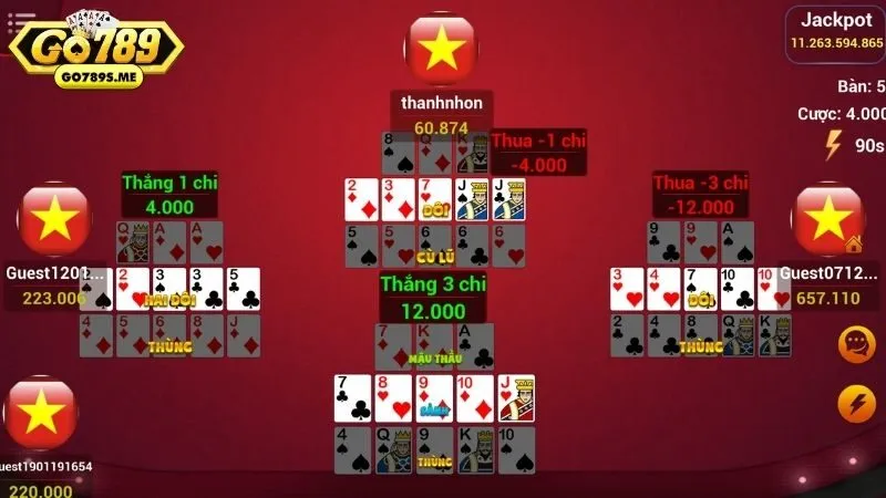 Cách chơi Mậu Binh Go88 cơ bản